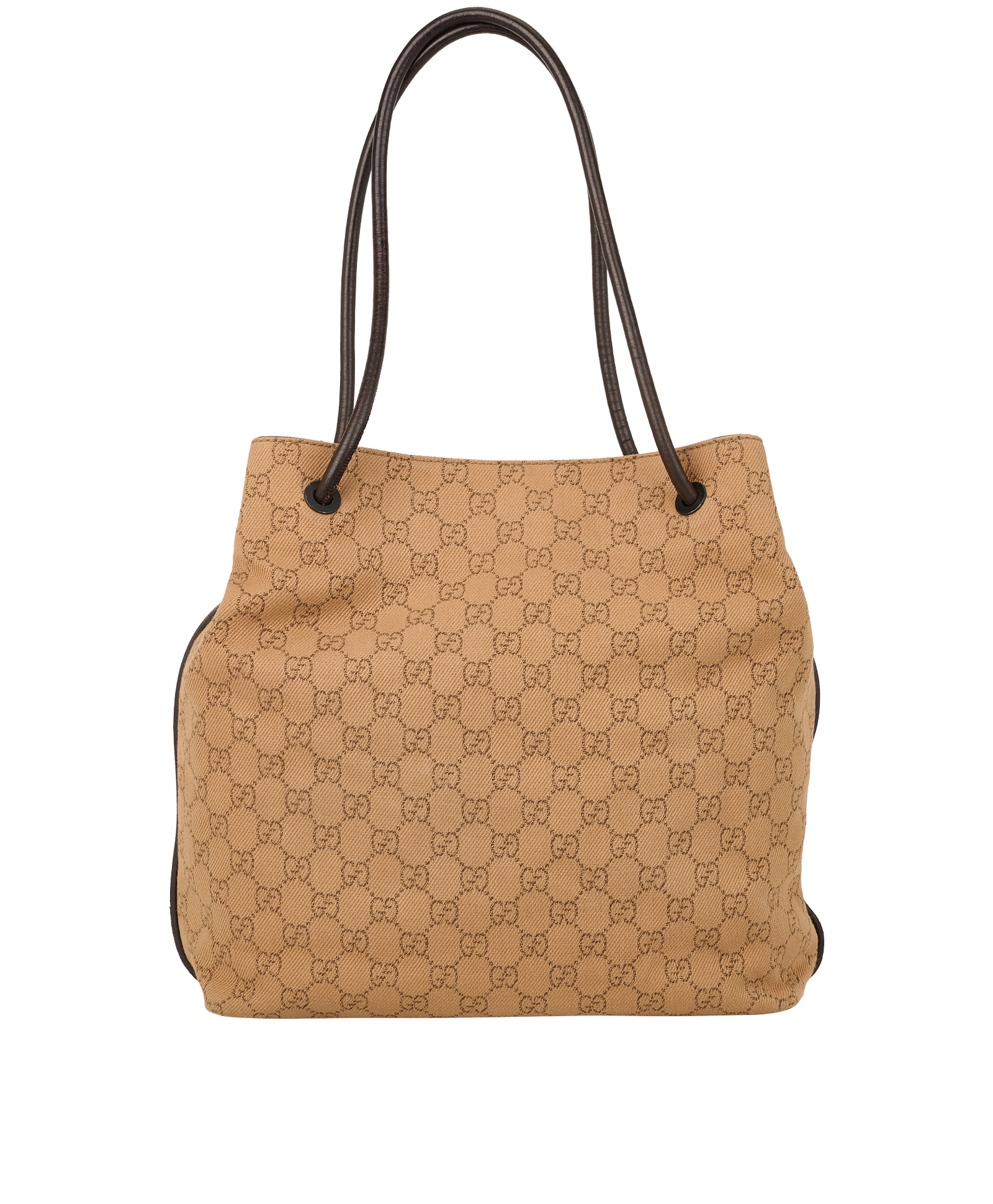 Vintage GG Shopper, &pound;380, Handbags, Brown/Tan, Canvas, Back view